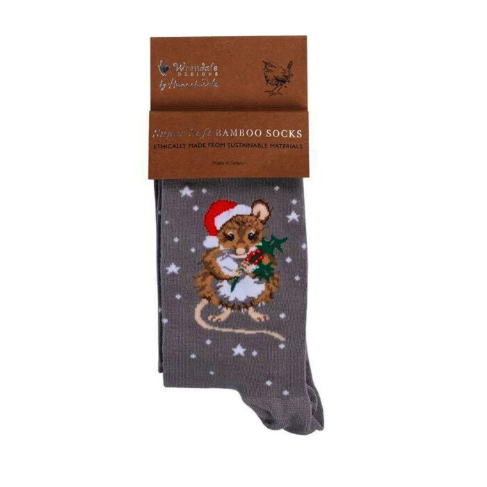 Wrendale Designs Christmouse Mouse Socks